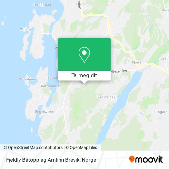 Fjeldly Båtopplag Arnfinn Brevik kart
