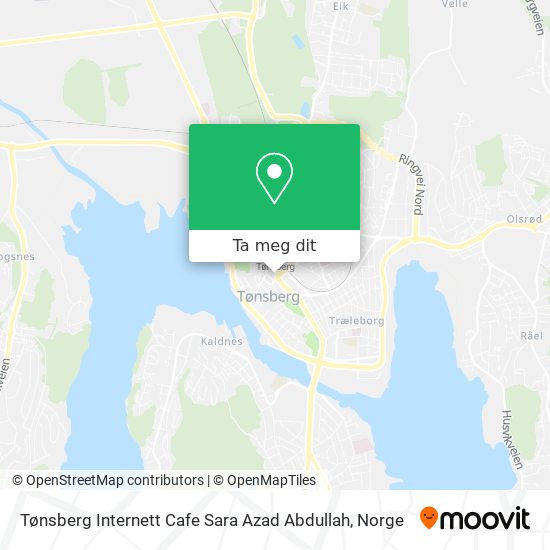 Tønsberg Internett Cafe Sara Azad Abdullah kart