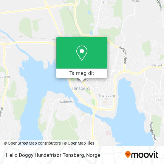 Hello Doggy Hundefrisør Tønsberg kart