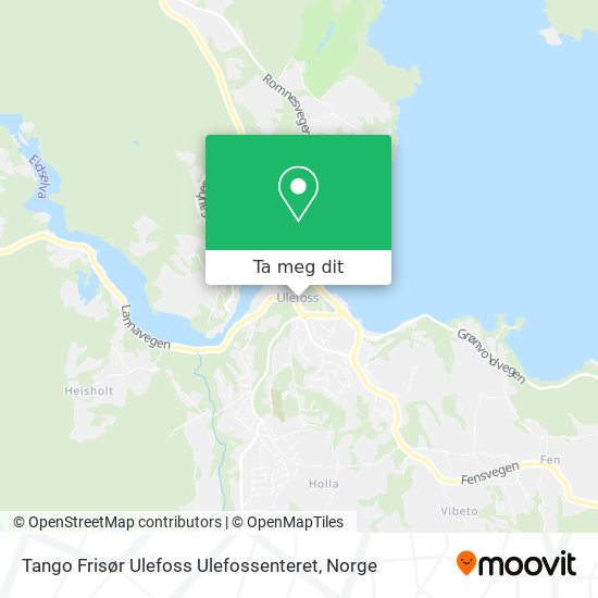 Tango Frisør Ulefoss Ulefossenteret kart