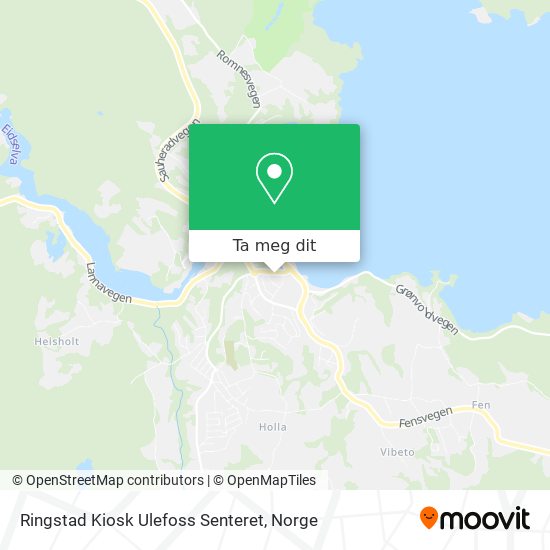 Ringstad Kiosk Ulefoss Senteret kart