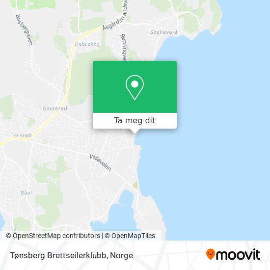 Tønsberg Brettseilerklubb kart