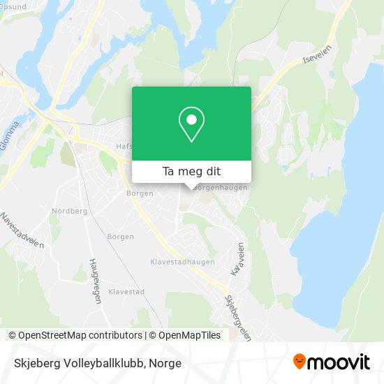 Skjeberg Volleyballklubb kart