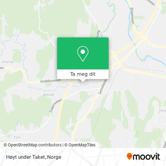 Høyt under Taket kart