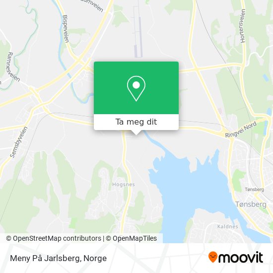 Meny På Jarlsberg kart