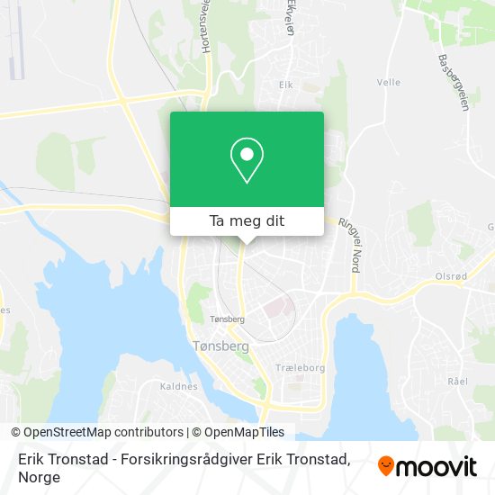 Erik Tronstad - Forsikringsrådgiver Erik Tronstad kart