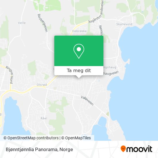 Bjønntjønnlia Panorama kart