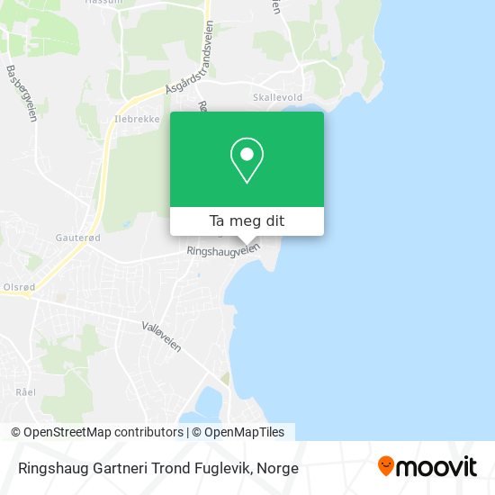 Ringshaug Gartneri Trond Fuglevik kart