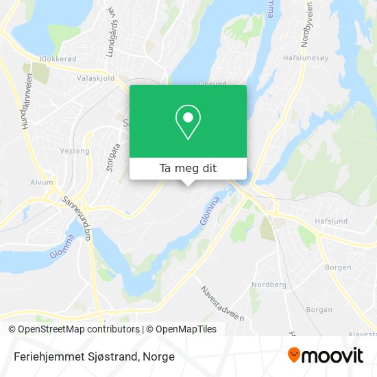 Feriehjemmet Sjøstrand kart