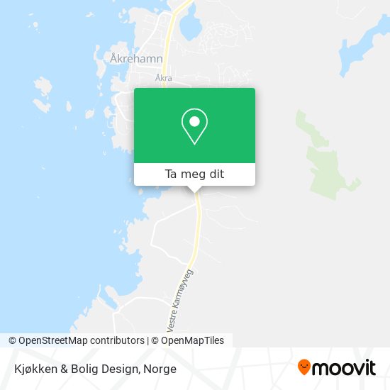 Kjøkken & Bolig Design kart