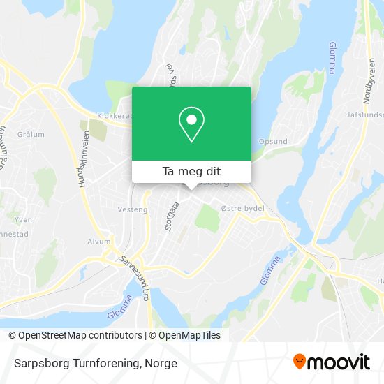 Sarpsborg Turnforening kart