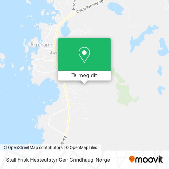 Stall Frisk Hesteutstyr Geir Grindhaug kart