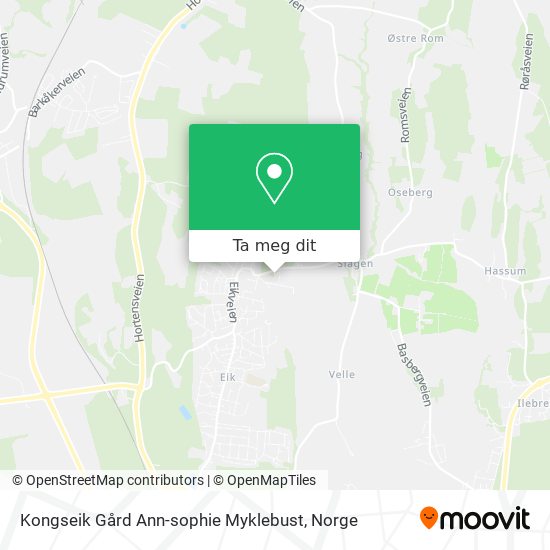 Kongseik Gård Ann-sophie Myklebust kart