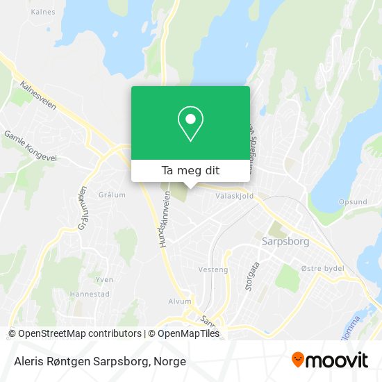 Aleris Røntgen Sarpsborg kart
