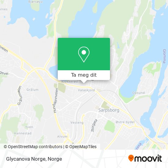 Glycanova Norge kart