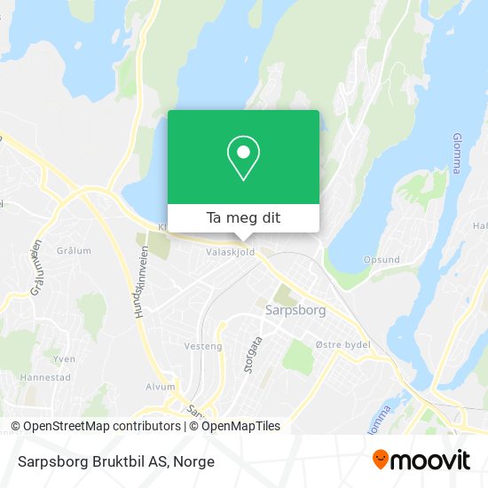 Sarpsborg Bruktbil AS kart