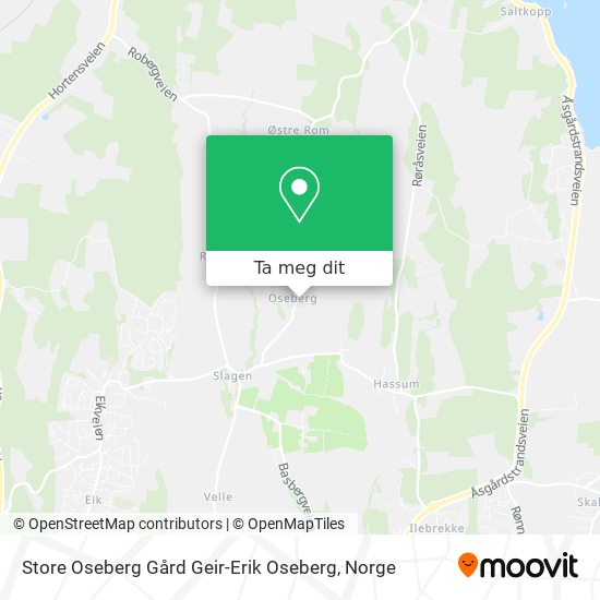Store Oseberg Gård Geir-Erik Oseberg kart