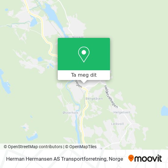 Herman Hermansen AS Transportforretning kart