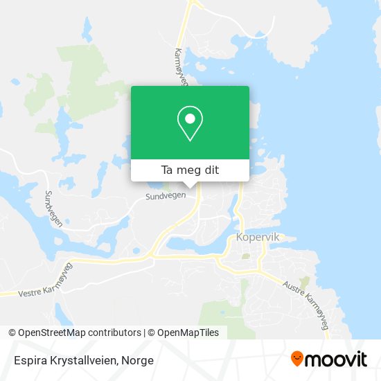 Espira Krystallveien kart