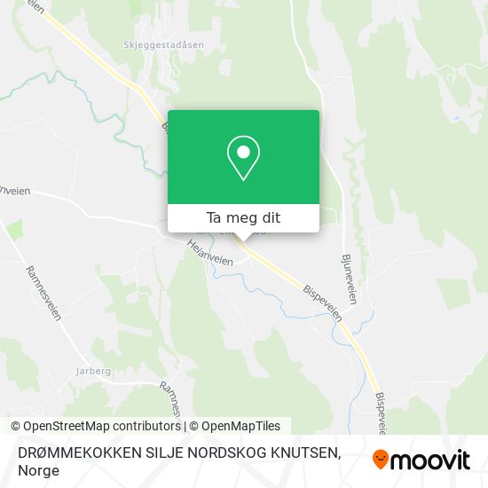 DRØMMEKOKKEN SILJE NORDSKOG KNUTSEN kart