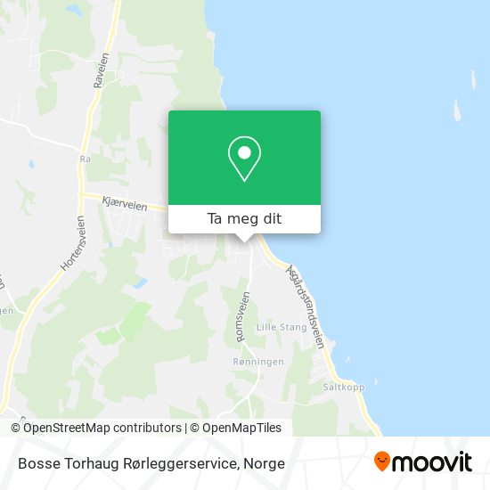 Bosse Torhaug Rørleggerservice kart