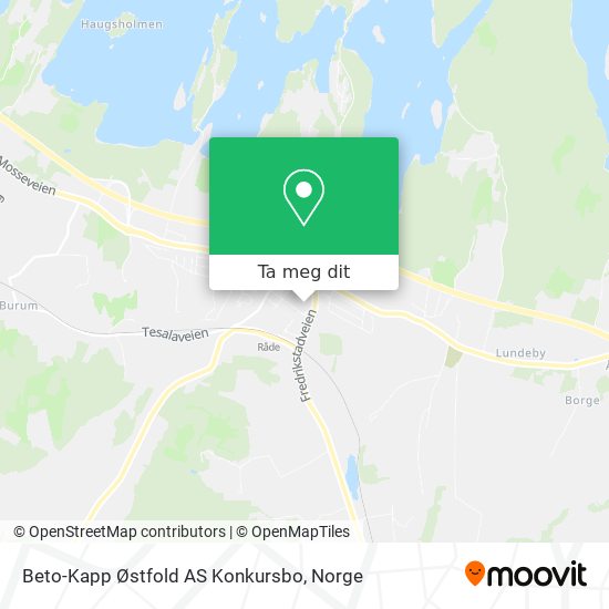 Beto-Kapp Østfold AS Konkursbo kart