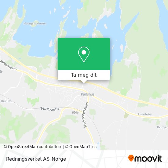 Redningsverket AS kart