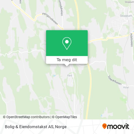 Bolig-& Eiendomstakst AS kart