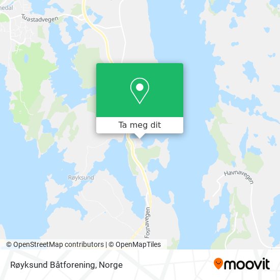 Røyksund Båtforening kart