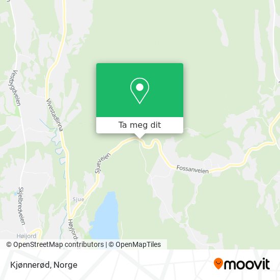 Kjønnerød kart