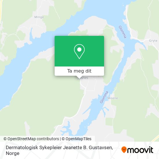 Dermatologisk Sykepleier Jeanette B. Gustavsen kart
