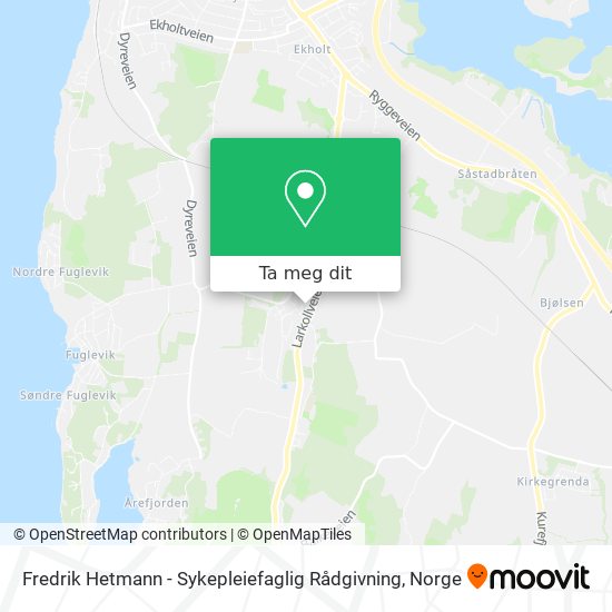 Fredrik Hetmann - Sykepleiefaglig Rådgivning kart