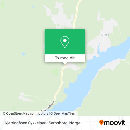 Kjerringåsen Sykkelpark Sarpsborg kart