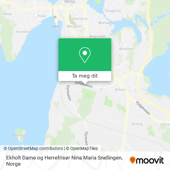 Ekholt Dame og Herrefrisør Nina Maria Snellingen kart