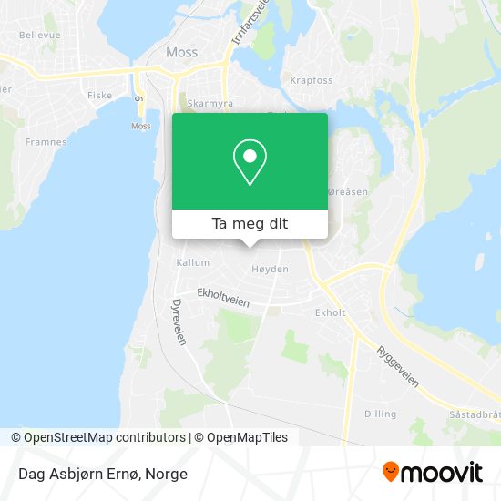 Dag Asbjørn Ernø kart