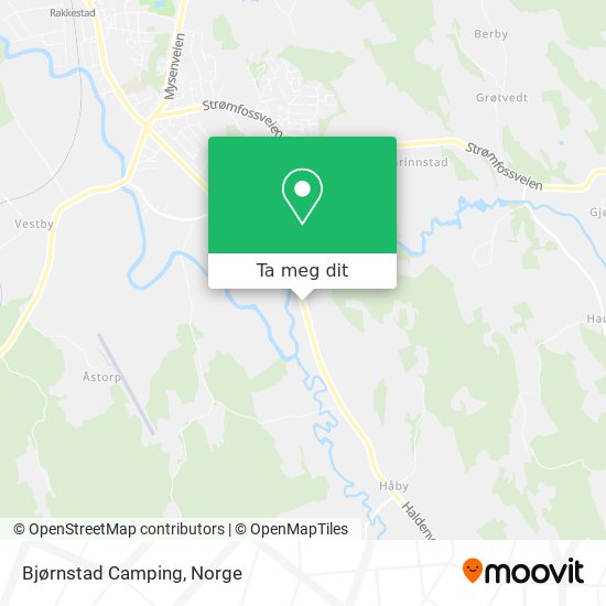 Bjørnstad Camping kart