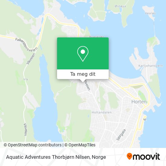 Aquatic Adventures Thorbjørn Nilsen kart