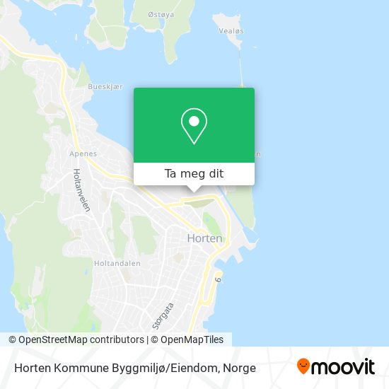 Horten Kommune Byggmiljø / Eiendom kart
