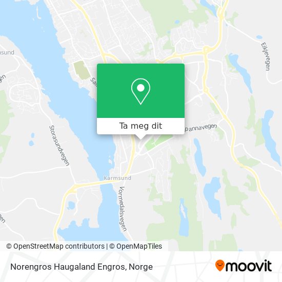 Norengros Haugaland Engros kart