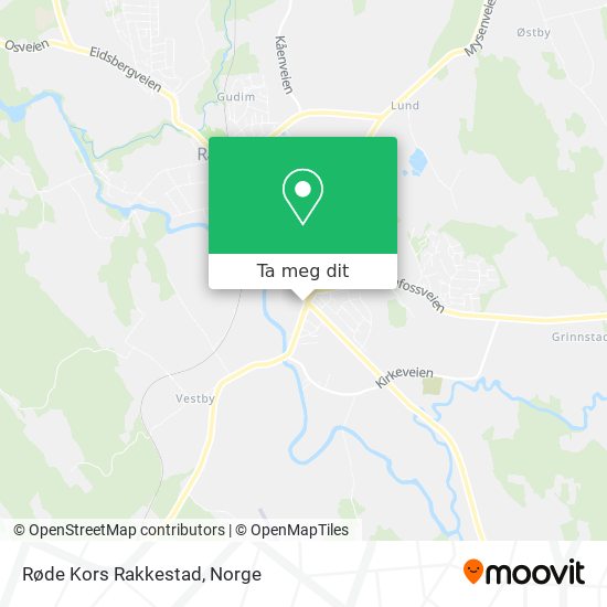 Røde Kors Rakkestad kart