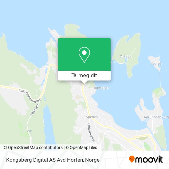 Kongsberg Digital AS Avd Horten kart