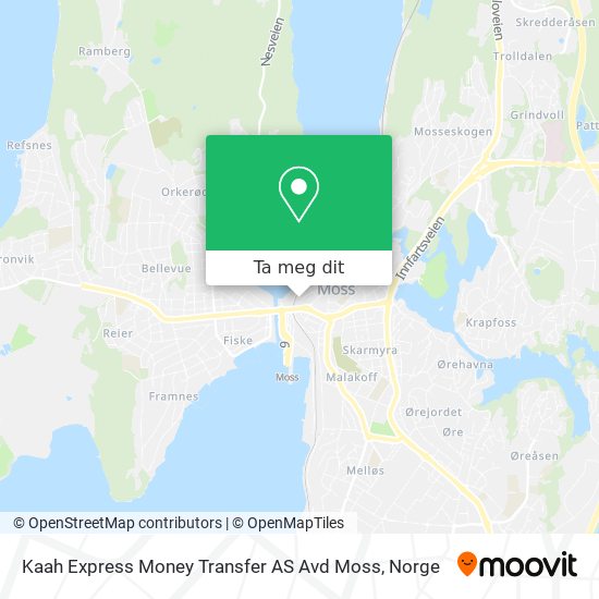 Kaah Express Money Transfer AS Avd Moss kart