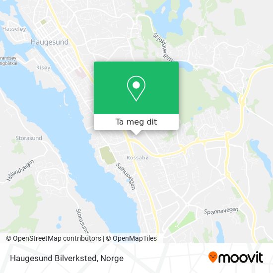 Haugesund Bilverksted kart