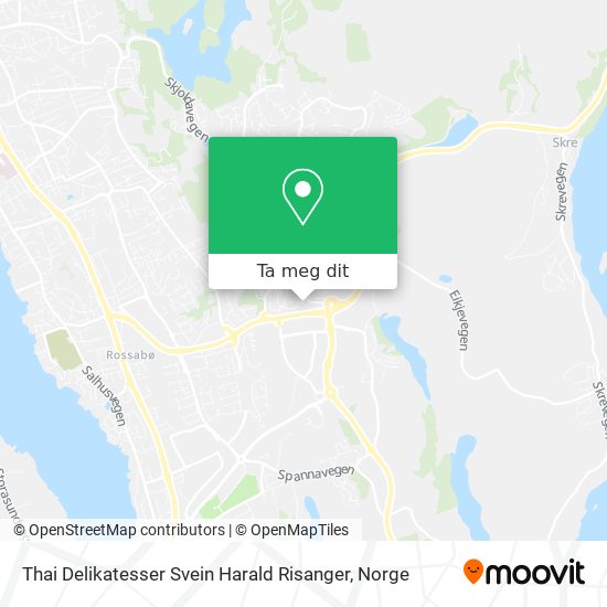 Thai Delikatesser Svein Harald Risanger kart