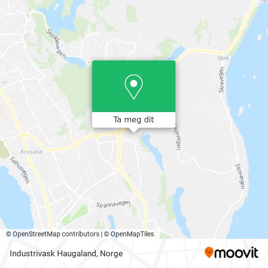 Industrivask Haugaland kart