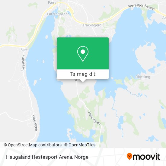 Haugaland Hestesport Arena kart
