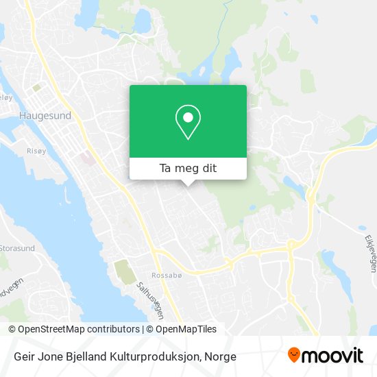 Geir Jone Bjelland Kulturproduksjon kart