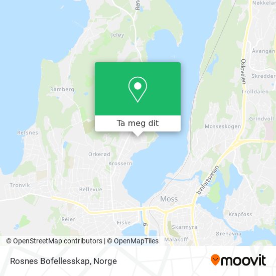 Rosnes Bofellesskap kart