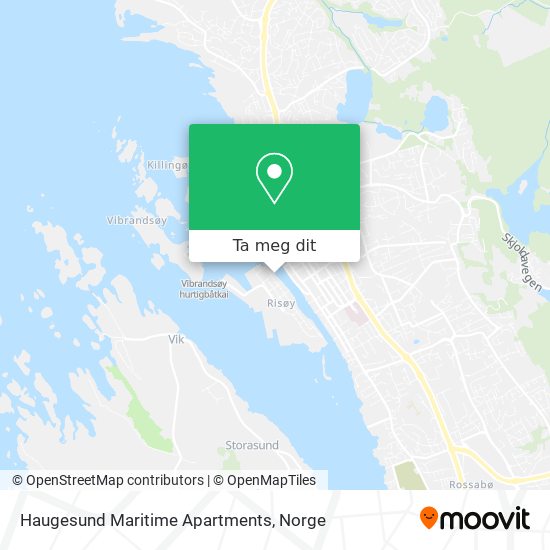 Haugesund Maritime Apartments kart