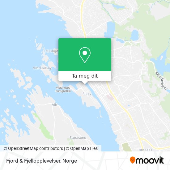 Fjord & Fjellopplevelser kart